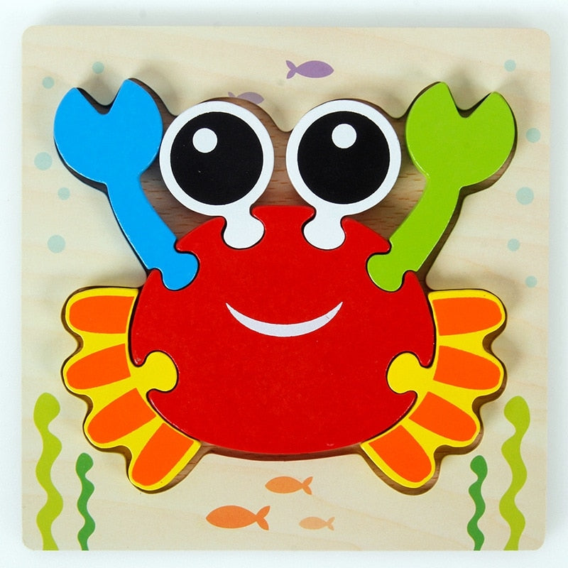 Puzzle Montessori z Drewna – ColourJoy (Kup 1, odbierz 1 gratis)