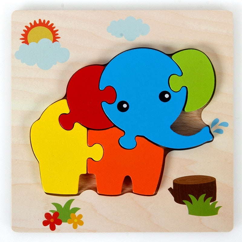 Puzzle Montessori z Drewna – ColourJoy (Kup 1, odbierz 1 gratis)