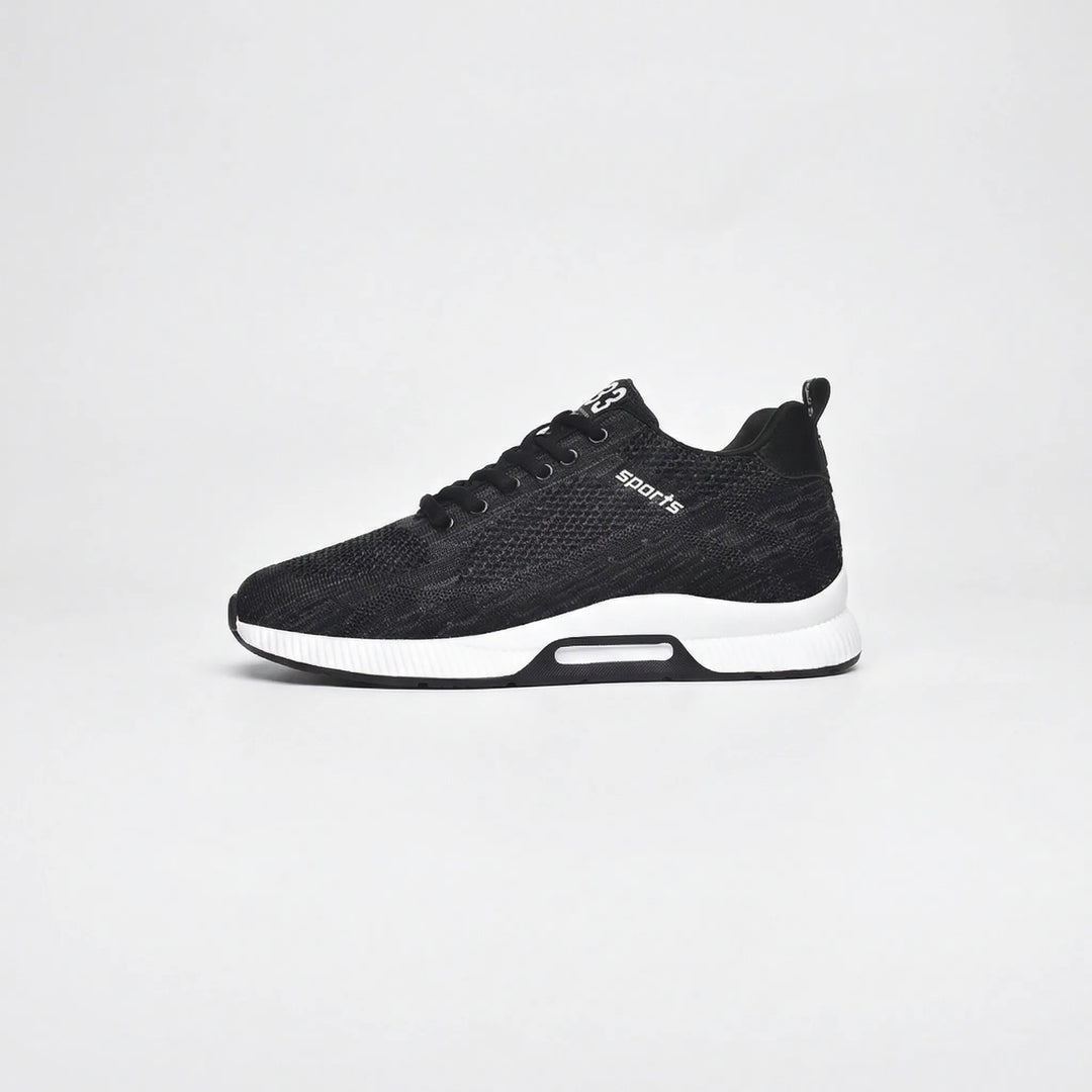 Męskie sznurowane sneakersy z ukrytym podwyższeniem - Benjamin
