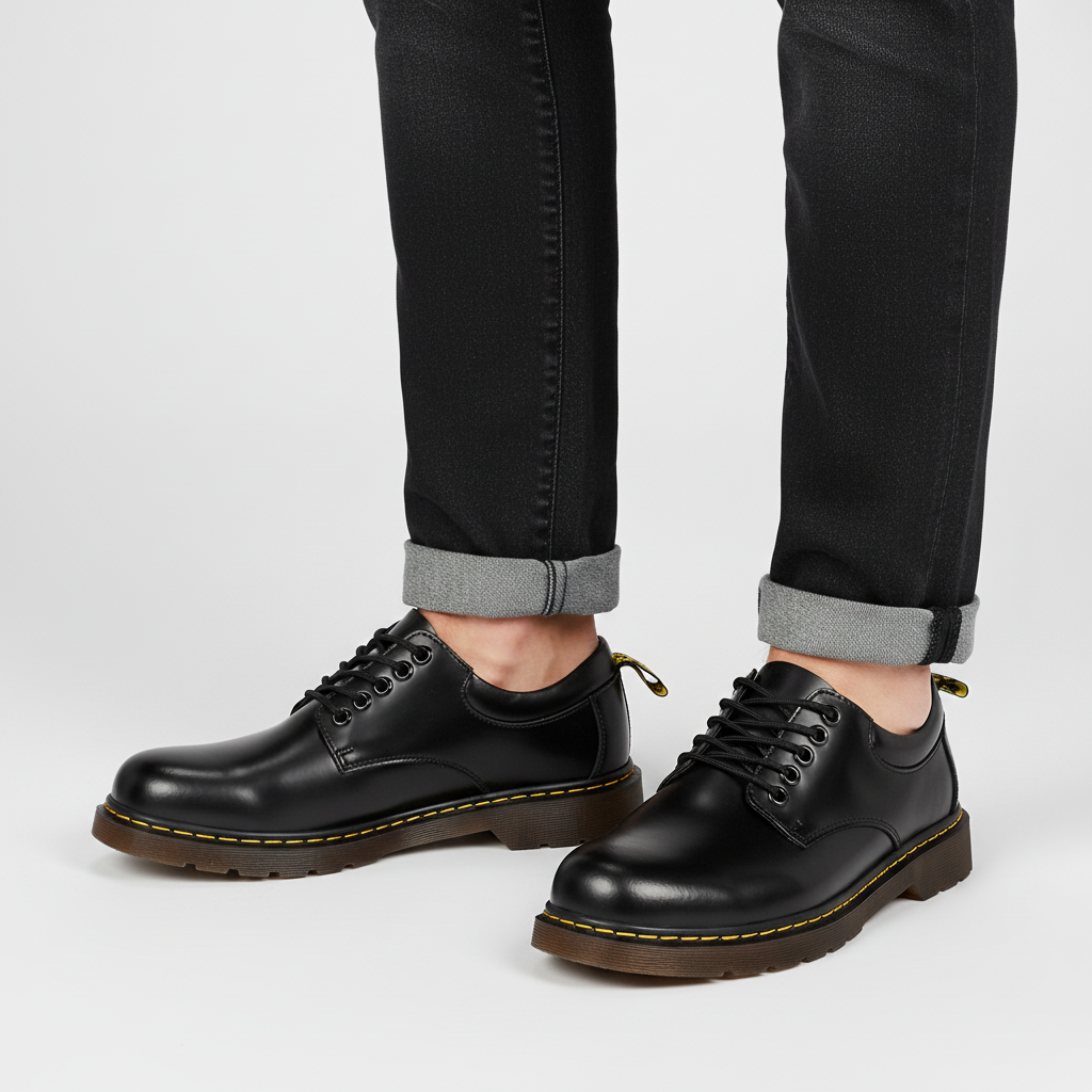 Buty męskie z wytrzymałą podeszwą - Gerald