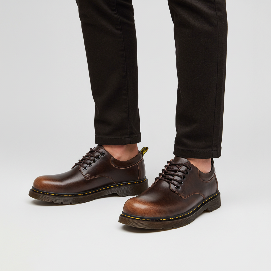Buty męskie z wytrzymałą podeszwą - Gerald