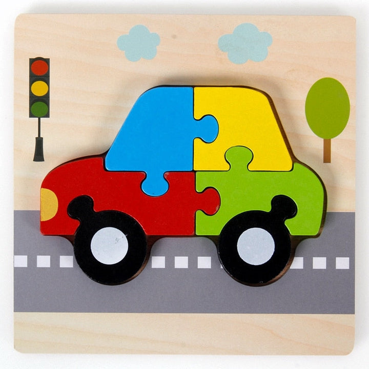 Puzzle Montessori z Drewna – ColourJoy (Kup 1, odbierz 1 gratis)