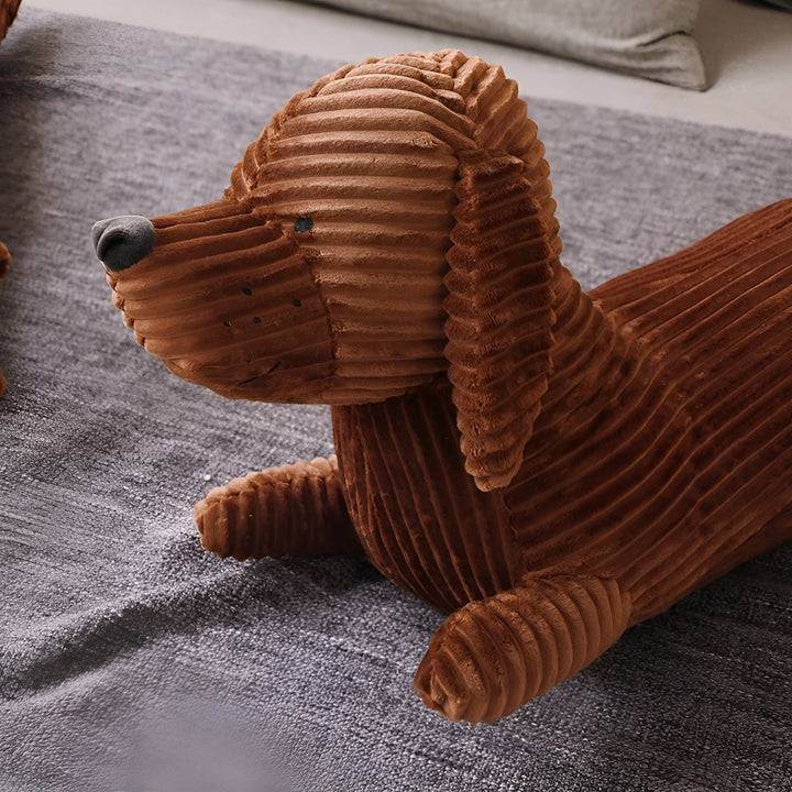 Pluszowa ergonomiczna poduszka jamnik – DaxiRest