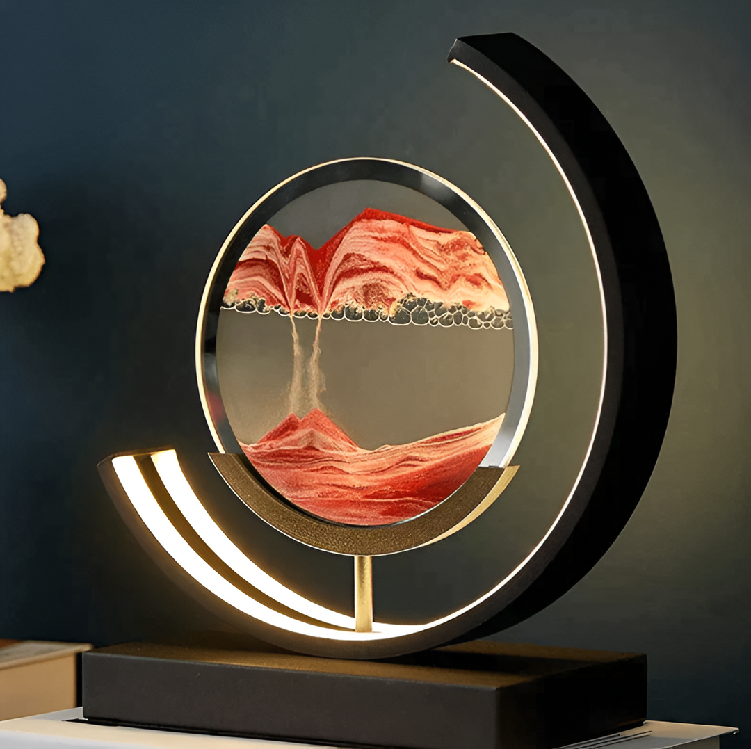 Sand Glow - lampa piaskowa z pilotem i funkcją ściemniania