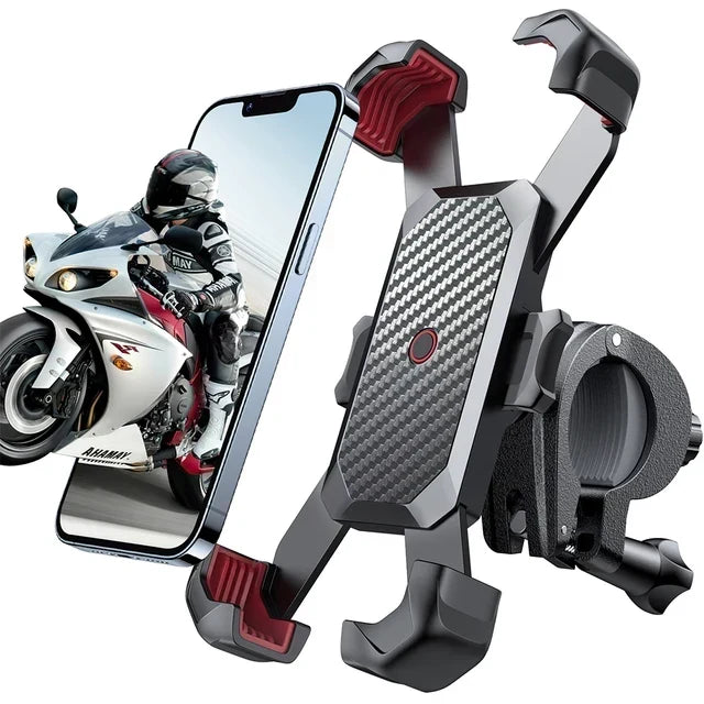 Odporny na wstrząsy uchwyt na smartfon do roweru i motocykla z obrotem 360°