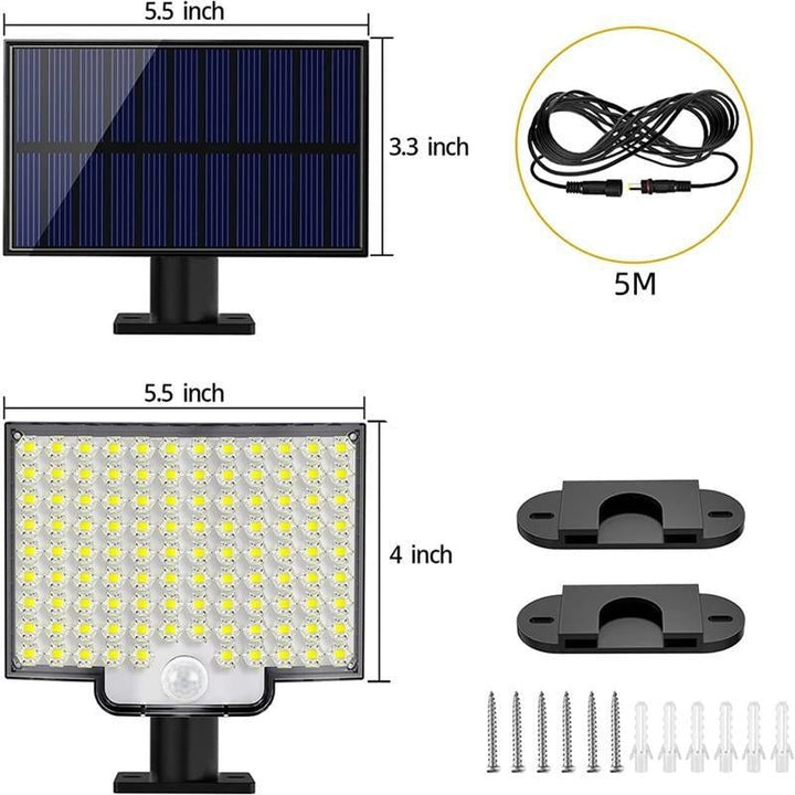 Solarna lampa z czujnikiem ruchu na zewnątrz – wydajna i praktyczna