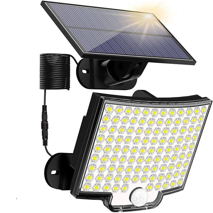 Solarna lampa z czujnikiem ruchu na zewnątrz – wydajna i praktyczna