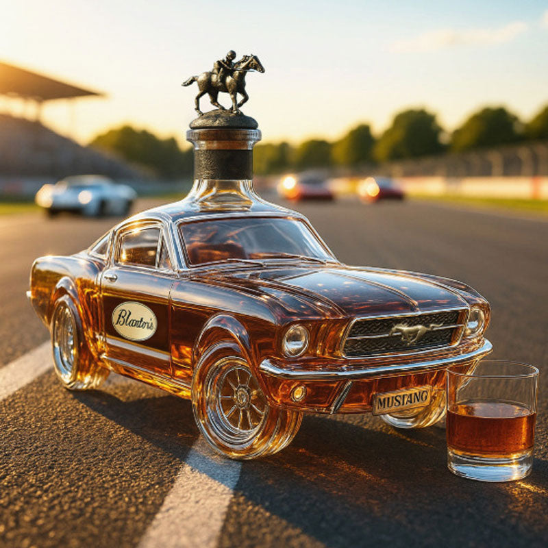 Karafka do whisky w kształcie samochodu Mustang do domowego baru