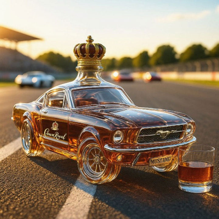 Karafka do whisky w kształcie samochodu Mustang do domowego baru