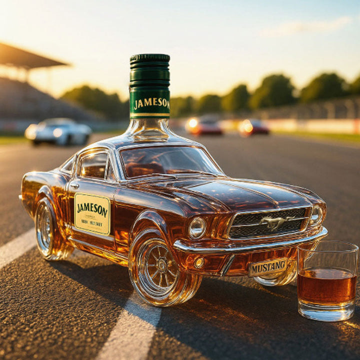 Karafka do whisky w kształcie samochodu Mustang do domowego baru