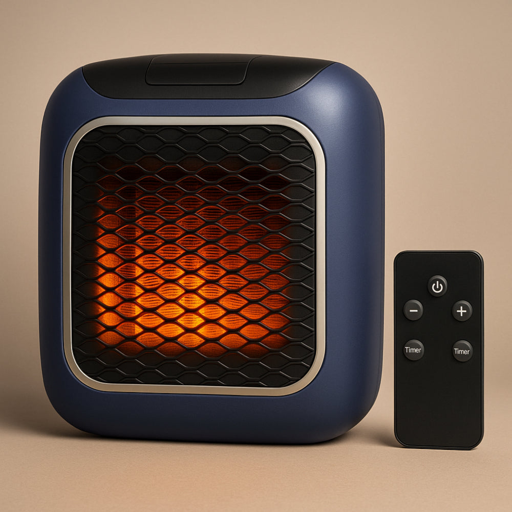Ceramiczny grzejnik ścienny z termostatem 16–32 °C