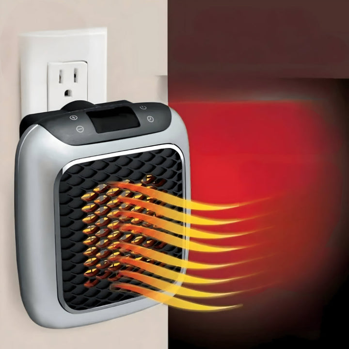 Ceramiczny grzejnik ścienny z termostatem 16–32 °C