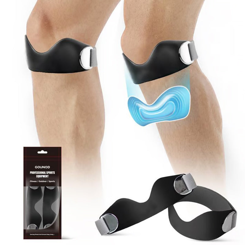 Opaska na kolano | Celowana ulga w bólu kolana | Regulowany pasek uciskowy | FlexiShield
