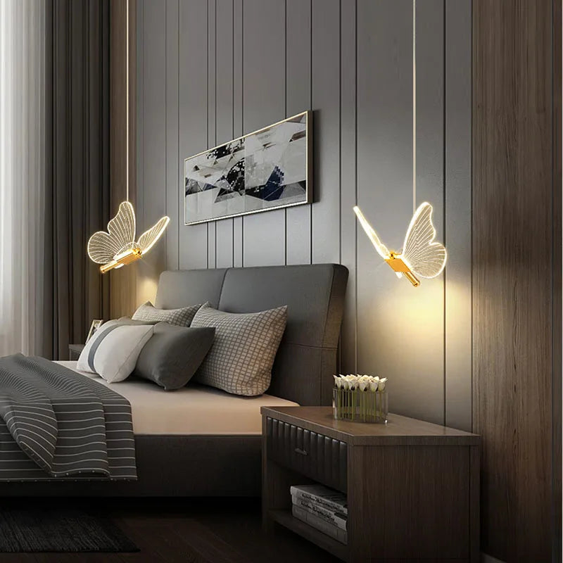 DreamsLight  magiczna lampa wisząca LED w kształcie motyla