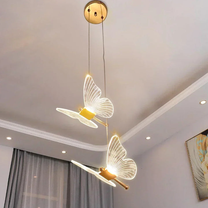 DreamsLight  magiczna lampa wisząca LED w kształcie motyla