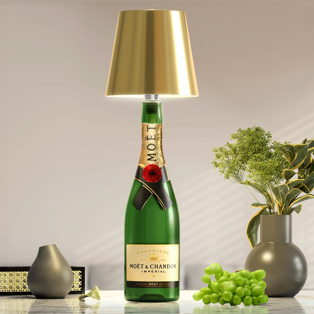 PrestigeBeam BottleLamp | Wszechstronne oświetlenie LED do butelek – ekologiczne i przenośne