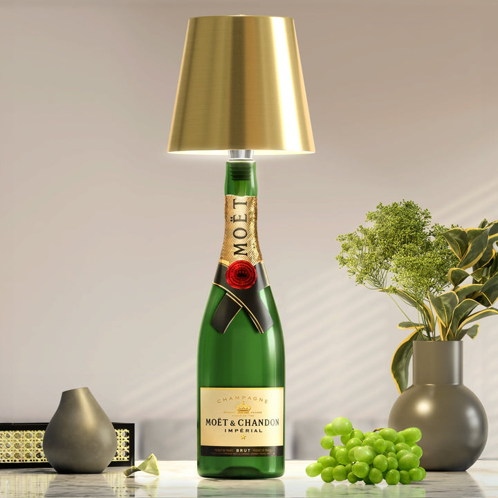 PrestigeBeam BottleLamp | Wszechstronne oświetlenie LED do butelek – ekologiczne i przenośne