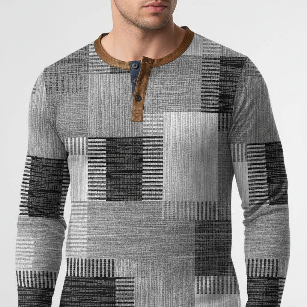 Sweter męski z długim rękawem - Sven