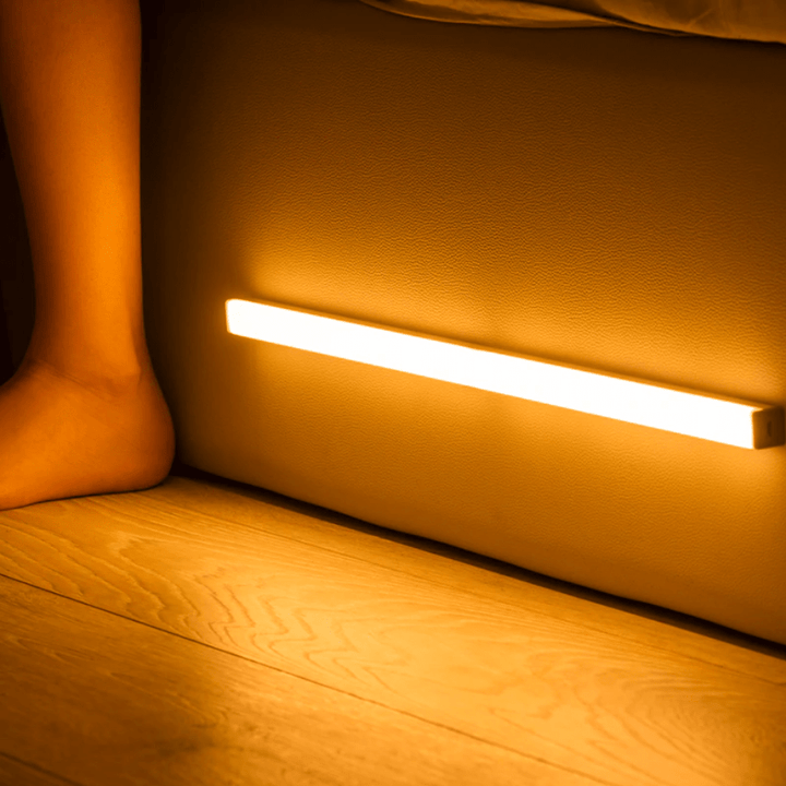 Listwa LED z czujnikiem ruchu | Bezprzewodowa lampka nocna o ciepłym świetle