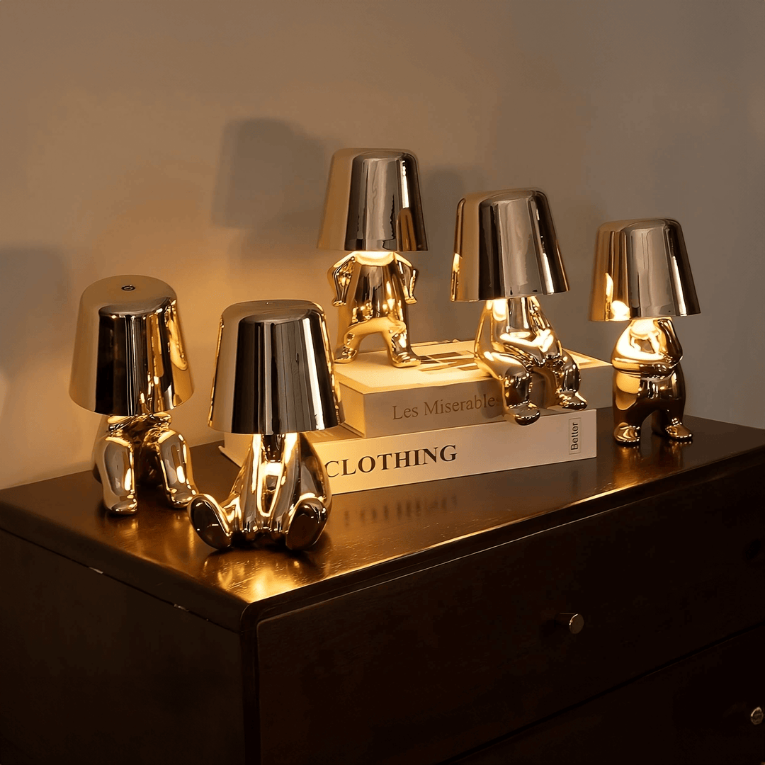 Zabawna lampa stołowa z regulacją jasności - LumoPals