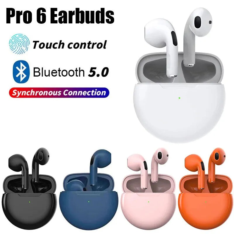 Słuchawki douszne Air PRO6 | Bezprzewodowe słuchawki Bluetooth