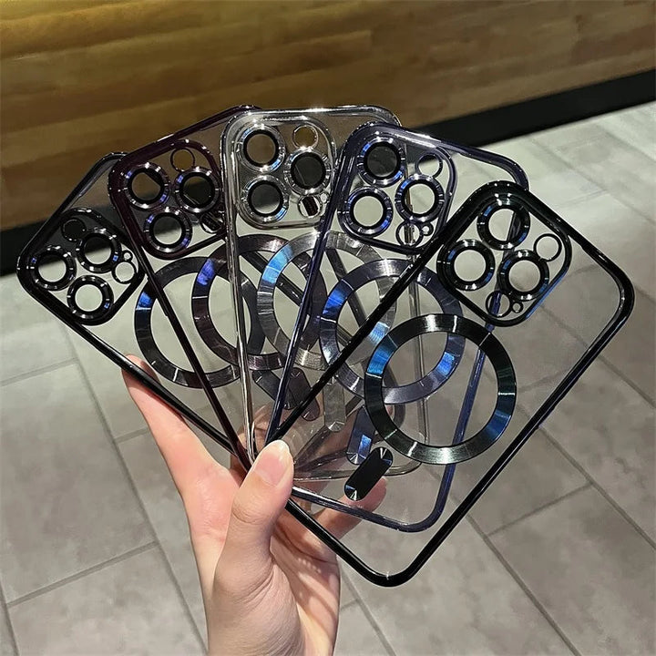 MagPlating | Magnetyczne Etui na Telefon Odporne na Zarysowania z Premium Metalicznym Wykończeniem