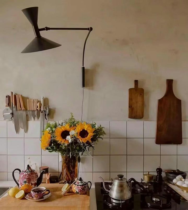 Regulowana lampa ścienna Lustra Marsylia