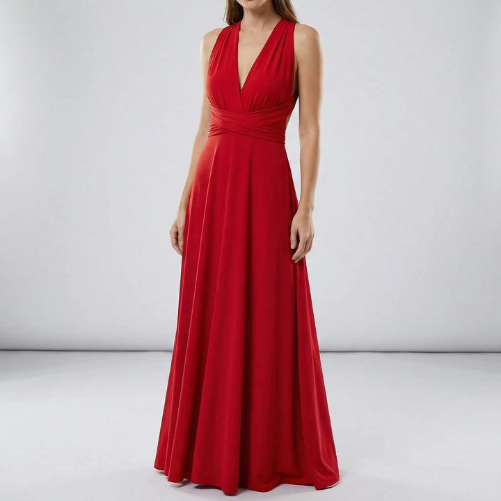 Sukienka kopertowa maxi - Phoebe