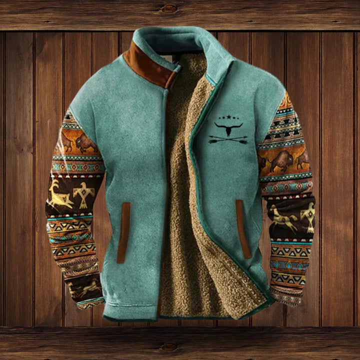 Męski płaszcz zimowy | Ciepły i wytrzymały | Design w stylu vintage | Styl outdoorowy