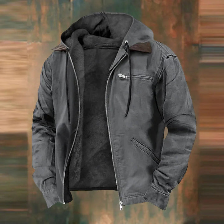 Jesienna kurtka męska o eleganckim, wszechstronnym designie