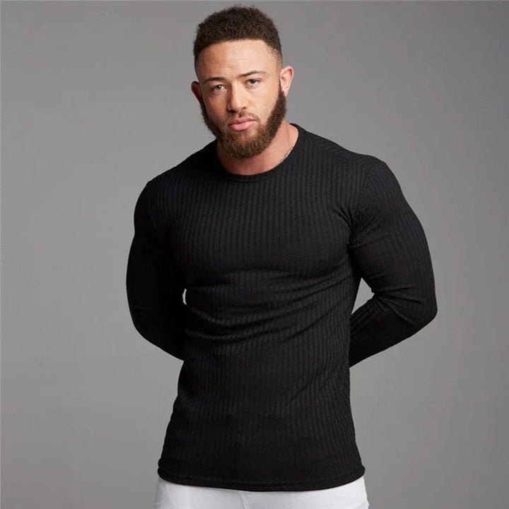 Sweter z cienkiej wełny  Elegancki styl casualowy
