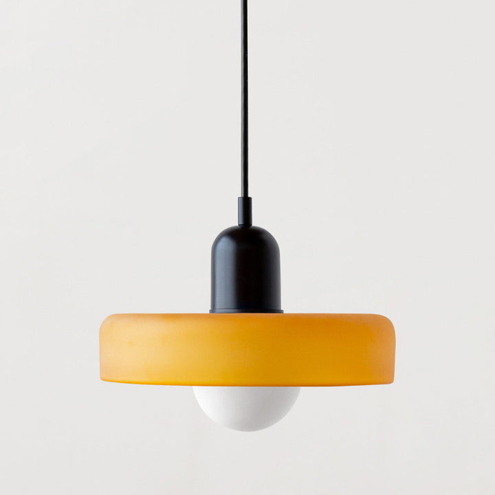 Kolorowa lampa wisząca w stylu Bauhaus - StiloGlas