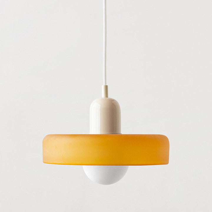 Kolorowa lampa wisząca w stylu Bauhaus - StiloGlas
