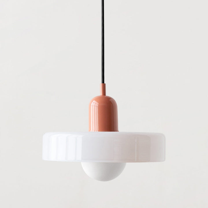 Kolorowa lampa wisząca w stylu Bauhaus - StiloGlas