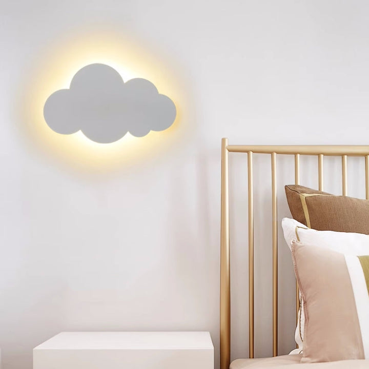 Minimalistyczna Nowoczesna Lampa Ścienna w Kształcie Chmury Aria