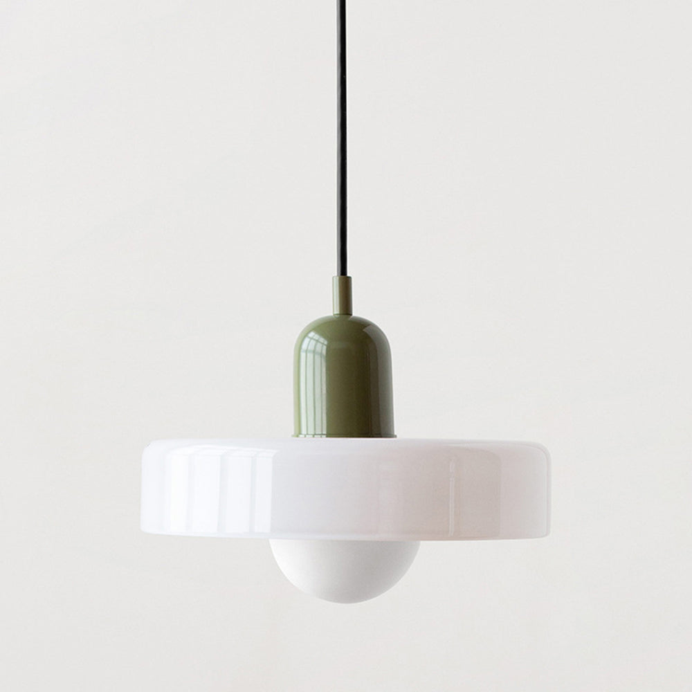 Kolorowa lampa wisząca w stylu Bauhaus - StiloGlas