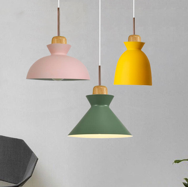 AuroraLite Nordic Lampa wisząca | Design metalowy | 1-punktowa | Nowoczesne opcje kolorystyczne