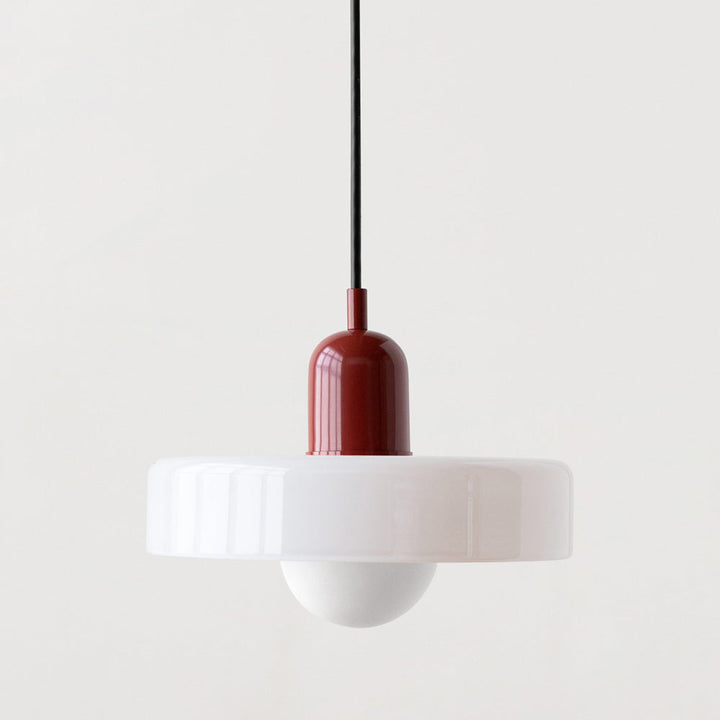 Kolorowa lampa wisząca w stylu Bauhaus - StiloGlas