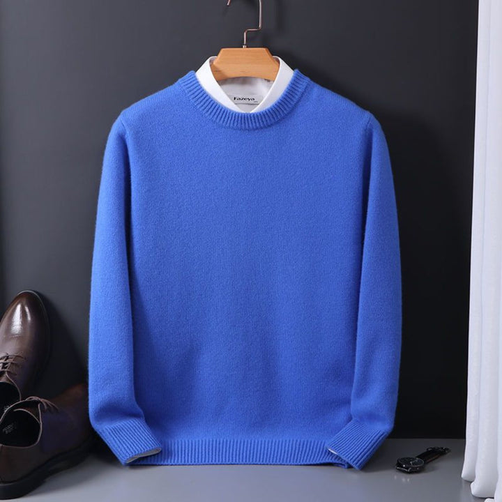 Męski Oversized sweter z finezyjnej wełny