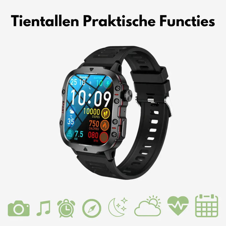 Wodoodporny Smartwatch Outdoorowy - TrailMate