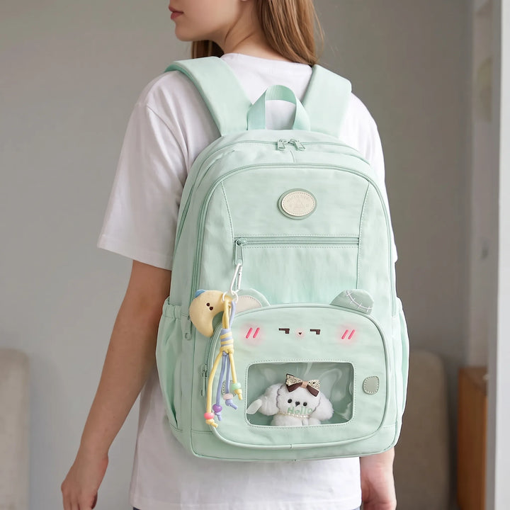 Plecak dzienny w stylu preppy - VisiTote