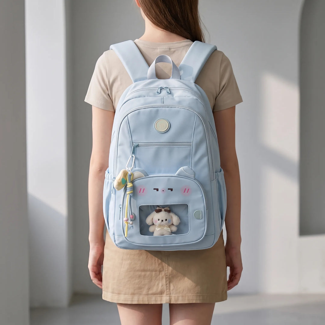 Plecak dzienny w stylu preppy - VisiTote