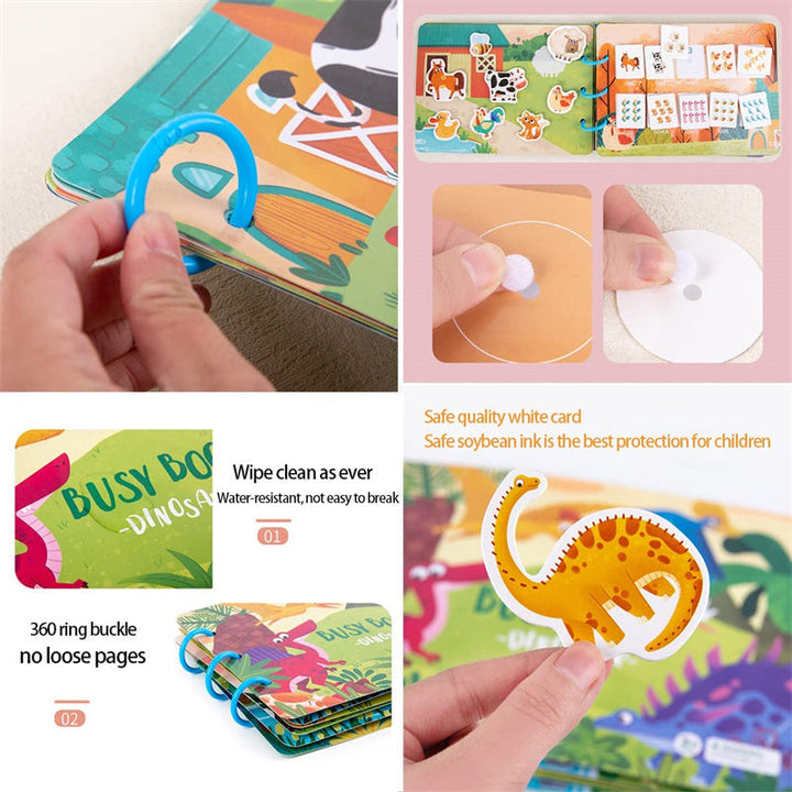 Książeczka aktywności Montessori dla dzieci - EduPlay