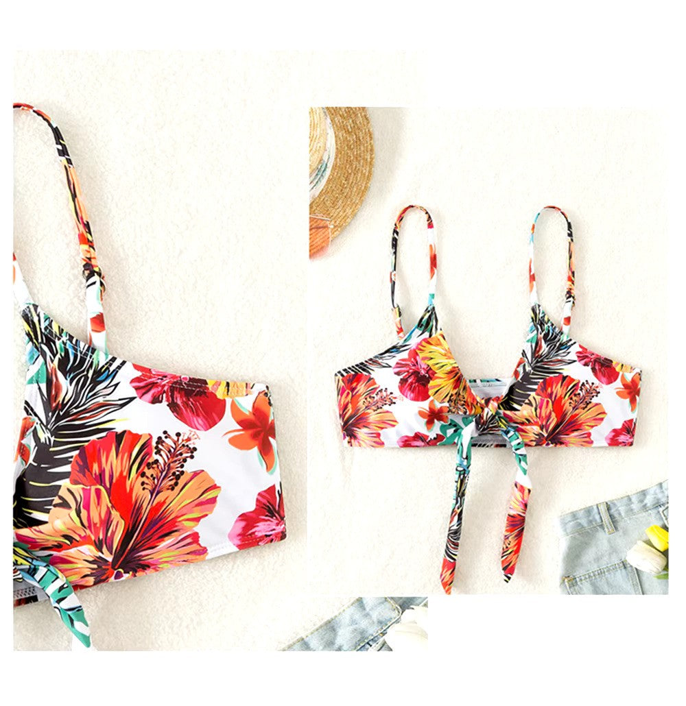Bikini z wysokim stanem i narzutką – Amira