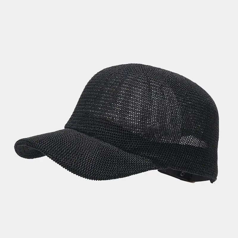 Modny pleciony kapelusz przeciwsłoneczny z szerokim rondem - styl SunWeave