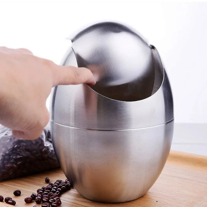 LuxBin Mini kosz na śmieci ze stali nierdzewnej