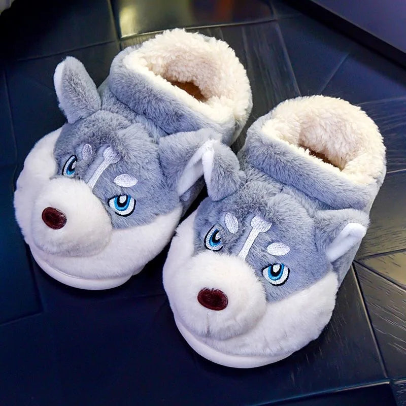 Urocze damskie kapcie husky – Novi