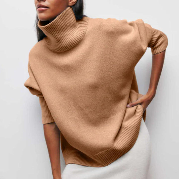 Sweter z wysokim kołnierzem dla kobiet – Zimowy Staple