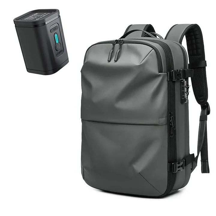 Plecak ElitePack z kompresją powietrzną | Wodoodporny plecak 60L do pracy i podróży z technologią kompresji próżniowej