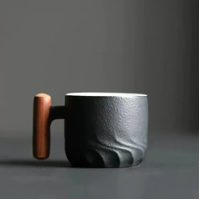 GlamCuppa Kompaktowy kubek ceramiczny | Rzemieślniczy kubek do kawy i herbaty o ponadczasowym designie